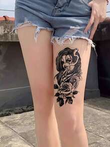 1入組防水臨時紋身貼 - 彩色 - 查看 2