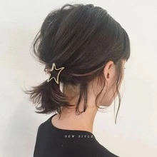 6入組女款金屬髮卡