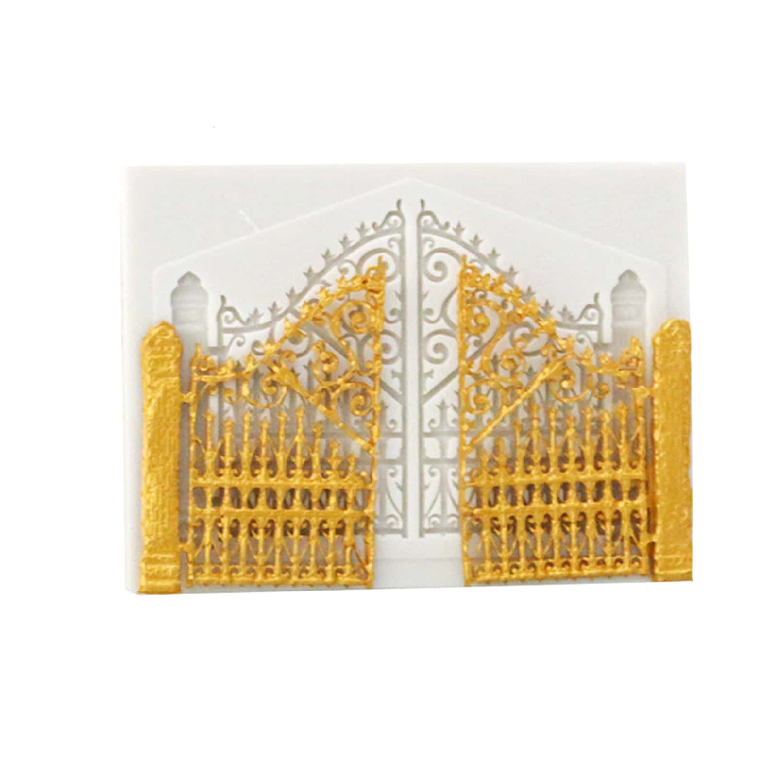 欧式复古风格栅栏硅胶模具，适用于丁字裤、口香糖、 - 淺灰色 - 查看 1