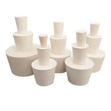 23 Sizes White Solid Rubber Corks For Conical Flasks And Bottle Stoppers - White - View 8