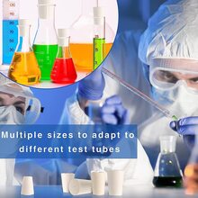 23 Sizes White Solid Rubber Corks For Conical Flasks And Bottle Stoppers - White - View 4