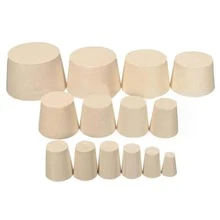 23 Sizes White Solid Rubber Corks For Conical Flasks And Bottle Stoppers - White - View 7