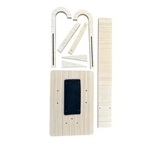 Wooden Surfboard Display Rack | Vertical Stand Design - Save Space, Protect Your Surfboard | Classic Surfboard Storage Solution for Home or Shop | Show Off Your Surfboard - Natural Wood Color - View 11