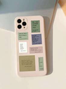 80PCS Vintage Sticker DIY Scrapbooking Phone Case Diary Gift Seal Decoration Inspirational Celebrity Quote Back To School - Army Green - View 5