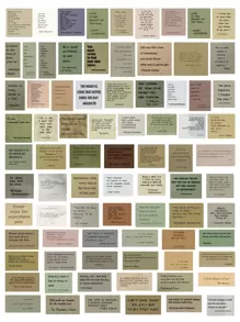 80PCS Vintage Sticker DIY Scrapbooking Phone Case Diary Gift Seal Decoration Inspirational Celebrity Quote Back To School - Army Green - View 4