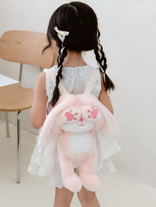 Fofo Coelho Designed Pequeno Mochila , Fashionable Pelúcia Bolsas De Ombro