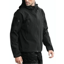 Chamarra Tactica Militar Térmica Impermeable Tactico Hombre - Negro - Ver 6