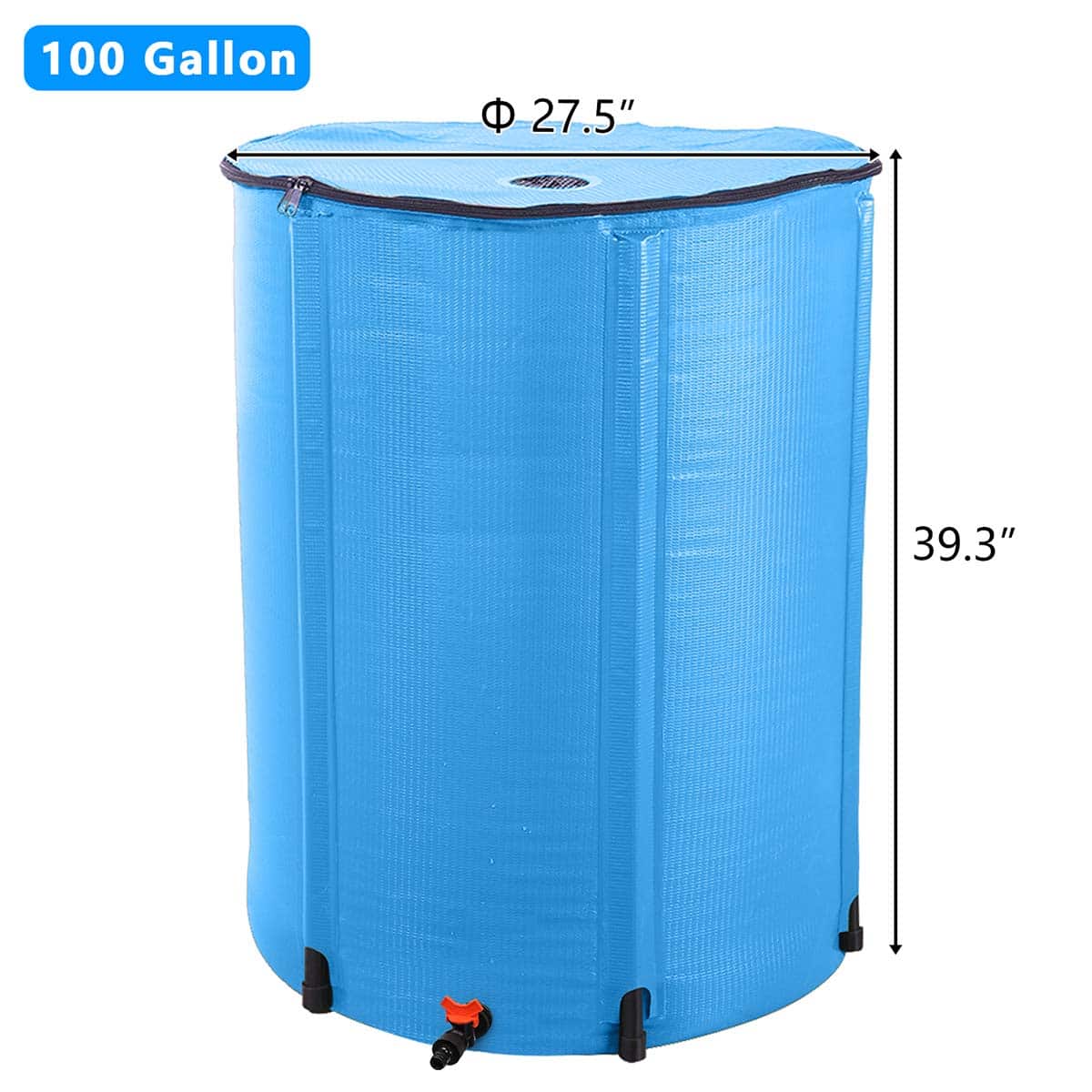 Collapsible Rain Barrel,Portable Water Storage Tank,Rainwater
