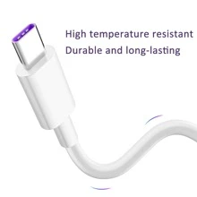 1mUSB類型C數據線與三星兼容,快速USB充電Type-C充電器數據線適用於小米RedmiUSBC數據線 - 白色 - 查看 4