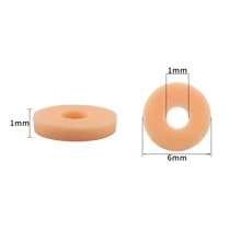 300pcs 6mm Mixed Color Flat Round Handmade Polymer Clay Bead Spacers Loose Disc Bead for Jewelry Making DIY Earring Bracelets 15inch - White - View 4