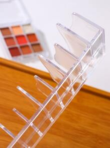 眼影調色板收納盒帶單顏色粉末狀,抽屜和線格分隔物適用於化妝盒書桌 - 無色 - 查看 2