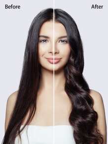 4 件/套粉紅女式無熱捲髮器套件,現代不織布,適合家庭使用 - 玫紅色 - 查看 4