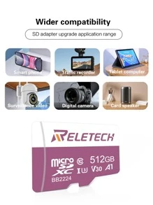 Type-C/USB多功能讀卡器和32GBTF卡 - 白色 - 查看 3