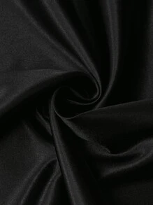 2 pcs Pillowcase for Hair and Skin, Silk Satin Pillowcase Pillow Cases Set of 2, Silky Pillow Cover with Envelope Closure - Black - View 11