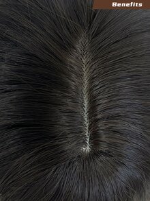 水波瀏海假髮深棕色 28英寸耐熱纖維長波浪深波合成假髮女式派對日常使用 - 棕色 - 查看 5