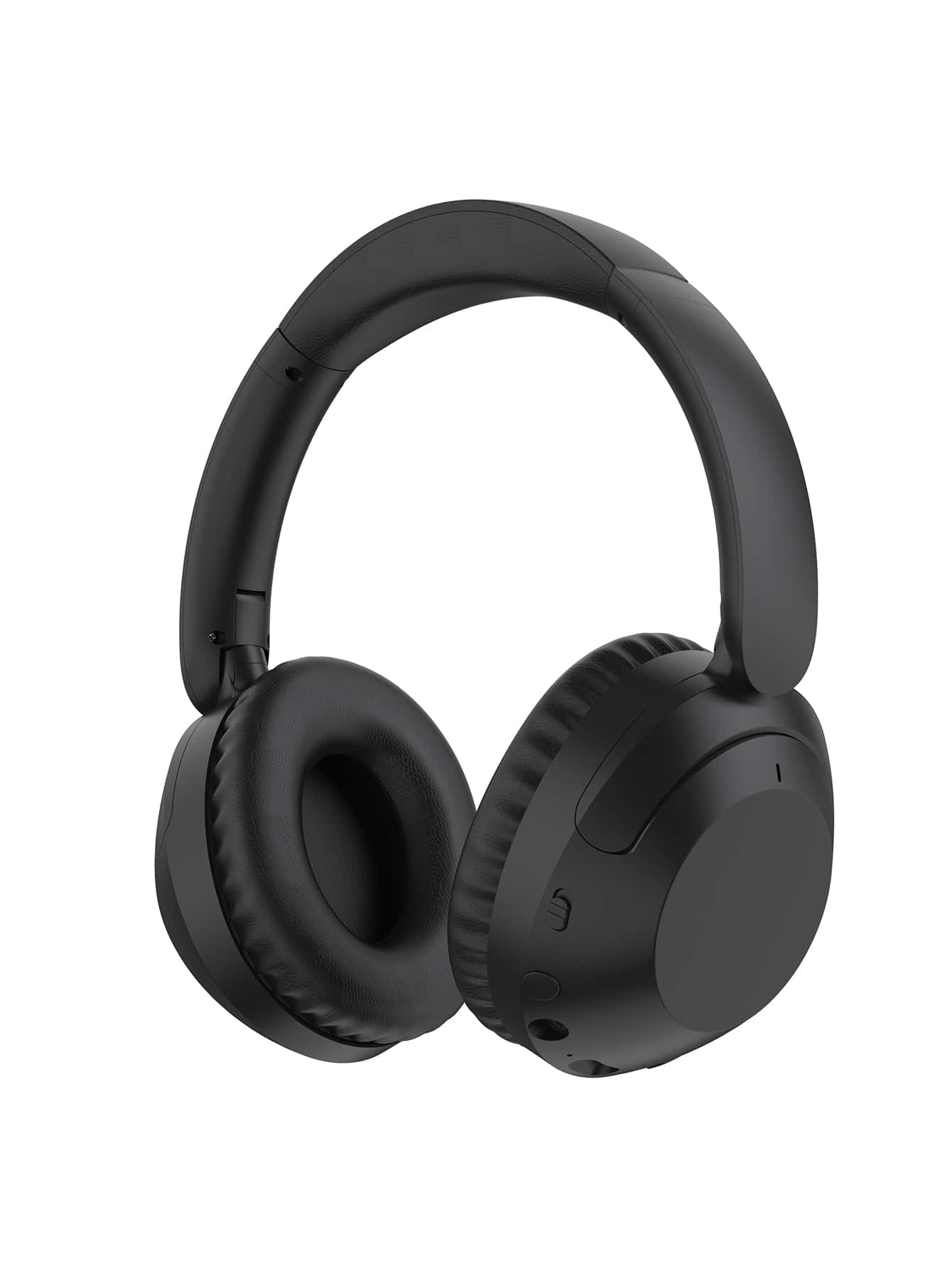 Envoltura Completa Del Oído Del Headwear Insonoro Con Los Auriculares Inalámbricos Plegables Del Micrófono - Negro - Ver 1