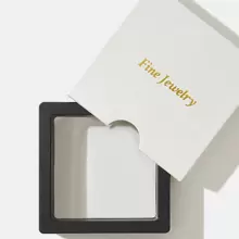 1入組公主方形切割天然石頭925純銀訂婚戒指,禮品適合女士