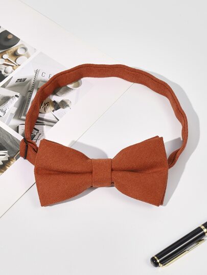 1pc Gentleman Double Layer Bow Tie Casual Men Necktie