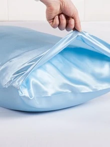 2 pcs Pillowcase for Hair and Skin, Silk Satin Pillowcase Pillow Cases Set of 2, Silky Pillow Cover with Envelope Closure