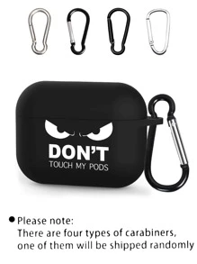 带钥匙链的柔软减震保护壳，兼容第二代 AirTag - 黑與白 - 查看 6