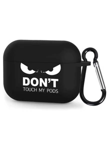 带钥匙链的柔软减震保护壳，兼容第二代 AirTag - 黑與白 - 查看 1