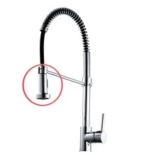 Kitchen Faucet Spray Head 2 Function Kitchen Tap Spray Head Replacement Part Anti-Splash Shower Head for Kitchen Pull Out Tap & Bathroom Mixer Faucet, Universal G 1/2-inch - Chrome Finish - Grey - View 3