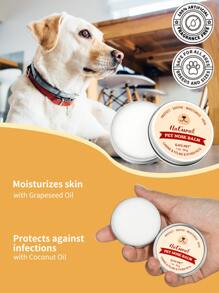 GJYC PET Bálsamo hidratante para la nariz de mascotas, 1 oz: previene la sequedad de la nariz en perros y gatos (incluidos los bulldogs franceses), repara la sequedad y las grietas, hidrata profundamente, se puede lamer de forma segura