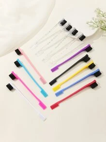 13件套，美发师美容沙龙美发工具发际线梳理化妆边缘刷，双面设计刷子13件套，发刷/梳子，发刷，梳子，美发工具，美发产品和配件，适用于理发沙龙美容旅行必备品，返校季，旅行度假必备品，女士美发配件，刷子，发刷，解结刷，木梳，发刷，迷你发刷，解结刷，卷发刷，美发设备，旅行必备品，发型，美发，发刷，背梳，造型刷，卷发刷，边缘刷，发梳，梳子，发刷套装，梳子，卷发梳，解结刷，女士发刷，头发，旅行，美发产品，美发工具，美发用品，理发师，理发师配件，理发店，美发设备 - 彩色 - 查看 3