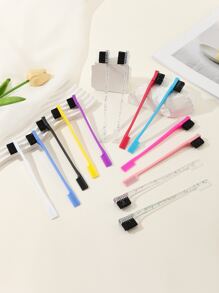 13件套，美发师美容沙龙美发工具发际线梳理化妆边缘刷，双面设计刷子13件套，发刷/梳子，发刷，梳子，美发工具，美发产品和配件，适用于理发沙龙美容旅行必备品，返校季，旅行度假必备品，女士美发配件，刷子，发刷，解结刷，木梳，发刷，迷你发刷，解结刷，卷发刷，美发设备，旅行必备品，发型，美发，发刷，背梳，造型刷，卷发刷，边缘刷，发梳，梳子，发刷套装，梳子，卷发梳，解结刷，女士发刷，头发，旅行，美发产品，美发工具，美发用品，理发师，理发师配件，理发店，美发设备 - 彩色 - 查看 2