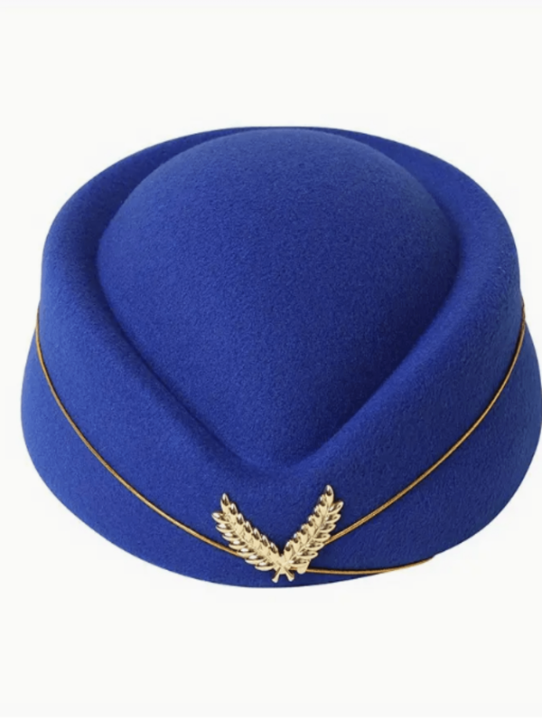 女式空姐服裝配件 空姐帽子帶空姐角色扮演服裝配件