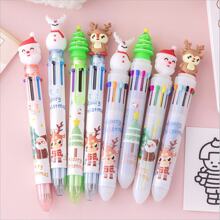 Pluma neutra en forma de planta de gran tamaño y regalo de papelería con pluma de agua - Multicolor - Ver 4