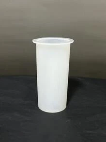 Diy Mini 3d Vertical Stripe Silicone Mold For Making Flower Vase, Dry Flowers Display, Gypsum Mold - White - View 4