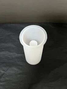 Diy Mini 3d Vertical Stripe Silicone Mold For Making Flower Vase, Dry Flowers Display, Gypsum Mold - White - View 6