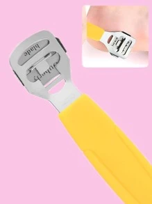 Nasin Loại bỏ da cứng ở chân Tập tin da chết 7 chiếc thép không gỉ và nhựa hàng ngày - Màu vàng - Xem 5