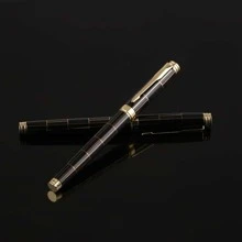 Mujer 1 pieza Pluma fuente 0,5 mm recargable - fino punto , negro tinta elegante firma regalo para hombres , escuela , oficina , negocio - Negro - Ver 5