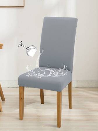 1 st. Lampa Grå Stolsöverdrag , Modern stil Vattentät Elastisk Polyester Fibre Skydd För Vardagsrum , Matsal , Sovrum , Studie , Alla säsonger