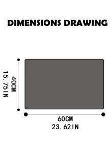 1pc Coffee Brown Checkered Non-slip Decorative Simple Bathroom Floor Mat For Home - Coffee Brown - View 4