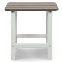 Aoodor Outdoor Side Table, Square Adirondack Patio End Table For Patio, Pool, Porch - 棕色 - 查看 6