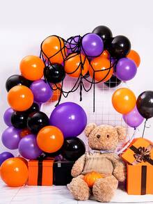 154 piezas/paquete mate naranja Set globo , varios tallas globos para de fiesta de cumpleaños , boda fiesta ambiente Decoración - Naranja - Ver 3