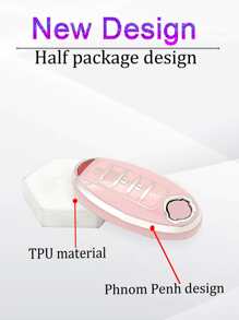 con diseño de oso Funda de llave de coche & Llavero compatible con Nissan