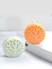 1 件生命之树蜡烛硅胶模具适用于蜡烛树脂柱香薰石膏蜡烛香皂花标本储存环氧树脂模具