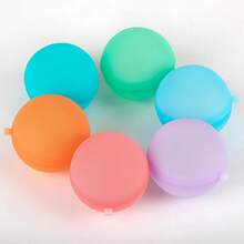 10入組矽膠水戰球玩具，適合兒童玩耍、沐浴、減壓玩具（無磁性、快速填充和快速管道）