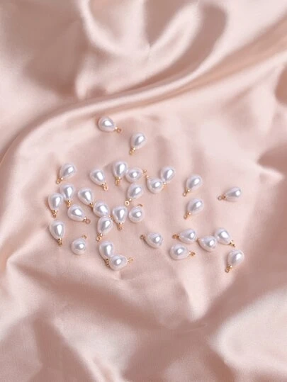  30 st. Lyx & Minimalist Droppe-Formad Pärldekorationer Hänge För DIY Material