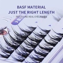 Pestañas postizas estilo natural - Negro - Ver 2