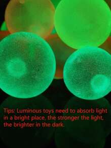 1pc Glow-in-the-dark Ball Shaped Random Cat Teaser Toy - Multicolor - View 5