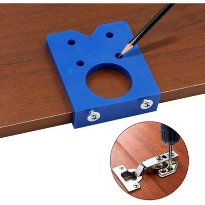 1入組合頁鏤空35mm洞門合頁鑽孔門洞木工工具