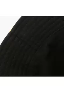 1pc Unisex Yellow Sunscreen Retro Bucket Hat Casual - Khaki - View 3