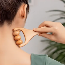 1 件装简易滚轮按摩仪疏通经络保健颈椎腰部腿部通用按摩器