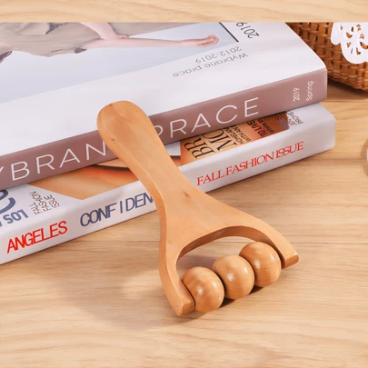 1 件装简易滚轮按摩仪疏通经络保健颈椎腰部腿部通用按摩器