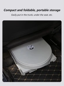 Outdoor Foldable Portable Toilet - Light Grey - View 3